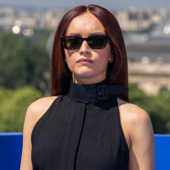 Gucci GG1539S 004 Rectangle Sunglasses - Orange/Brown - Picture 4 of 11